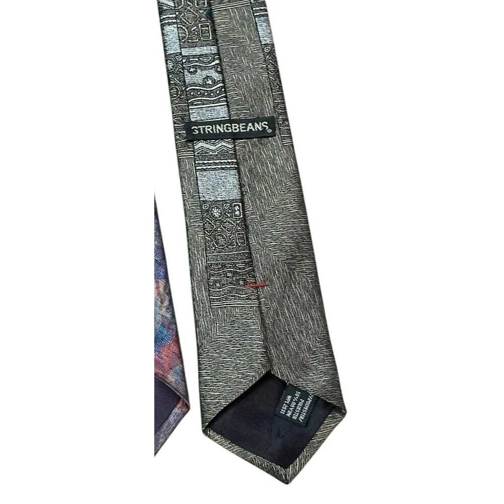 5 Neck Ties Christian Dior Tonino Firénze Windridge Pierre Cardin Stringbean